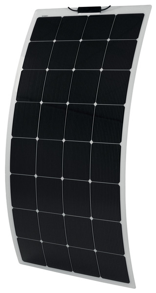MC Camping – ohybný solárny panel 100 W, 690 × 940 × 2,5 mm