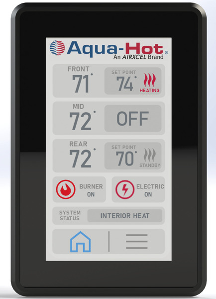 Vykurovací systém vrátane systému na ohrev vody Aqua-Hot 100D</p>