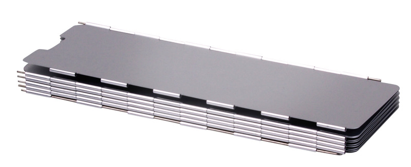 Skladacia vetrolamy pre sporák - hliník - výška 30 cm</p>