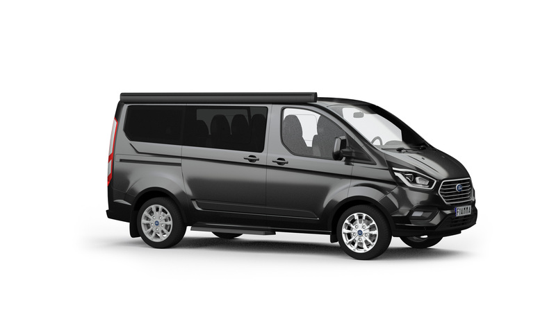 Markíza Fiamma F43van - Nástenná markíza 2,7 m - Kráľovská sivá látka - Hlboký čierny kryt</p>