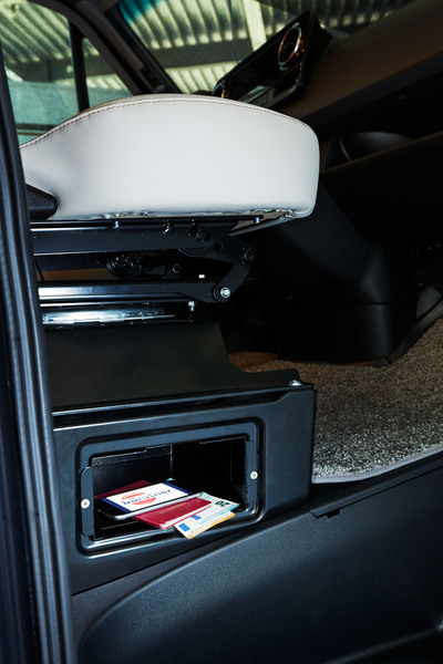 Mobil-Safe – trezor zabudovaný do sedadla pre vozidlá MB Sprinter vyrobené od roku 2019