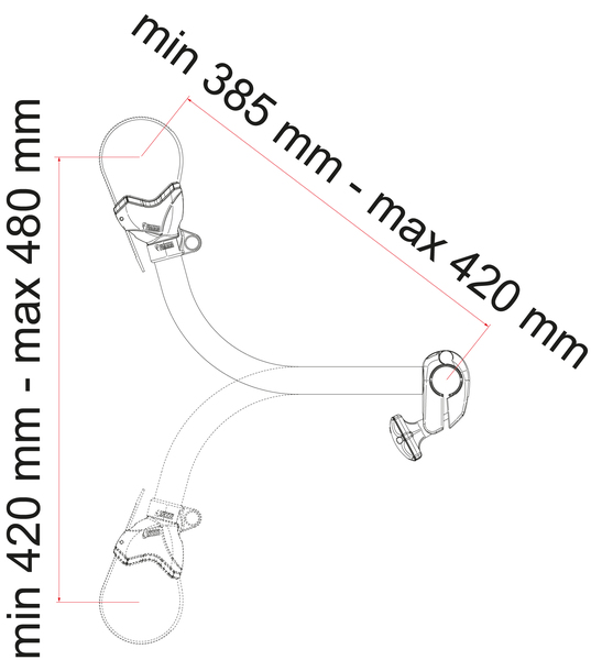 Držiak na bicykel FIAMMA Bike-Block Pro S3, strieborný</p>