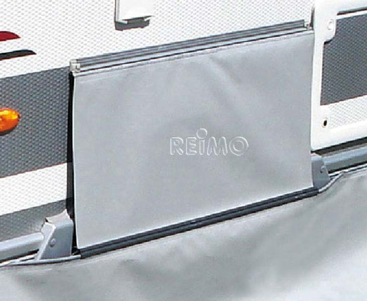 Ochrana karavanu, veterná clona, ochranná plachta, kryt podlahy