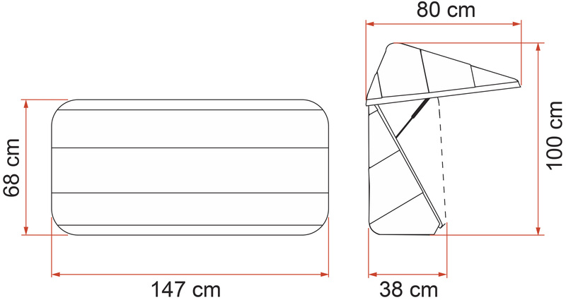 Prepravný box na nosič bicyklov - Ultra Box 360