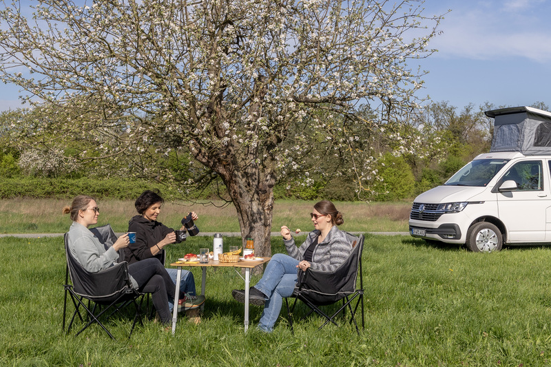 Holiday Travel rozkladacia pohovka pre 2 osoby - škvrnitá sivá</p>