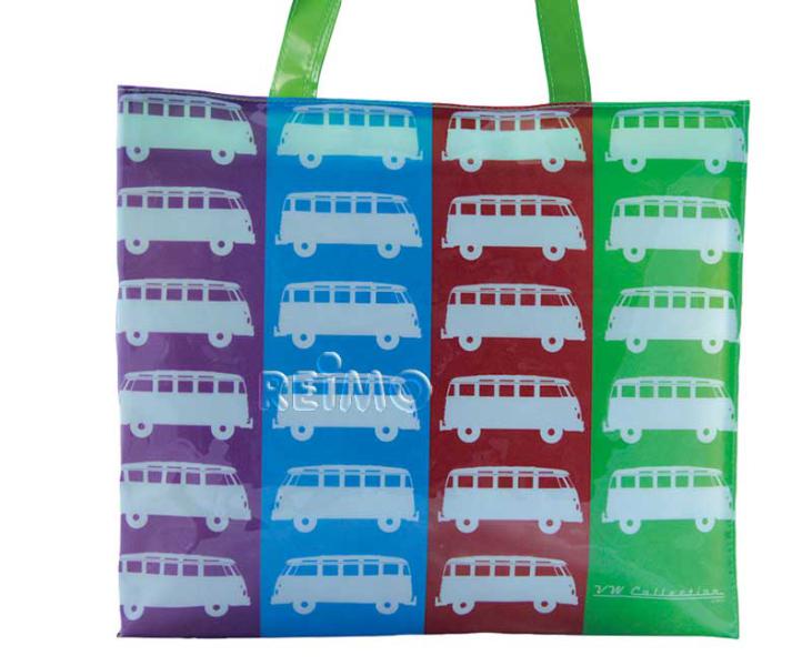 VW Collection T1 Bulli Bus Shopper Colors - PVC taška - farebná</p><br></p>