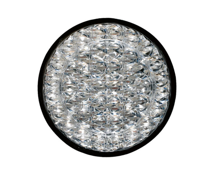 LED blikajúce zadné svetlo 12 V, 3/0,5 W, IP67, kábel 500 mm, číre
