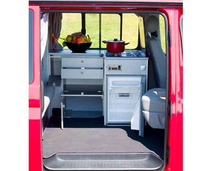 Kuchynská zostava s komodou, pre TravelStyle VW T6/T5 KR+LR