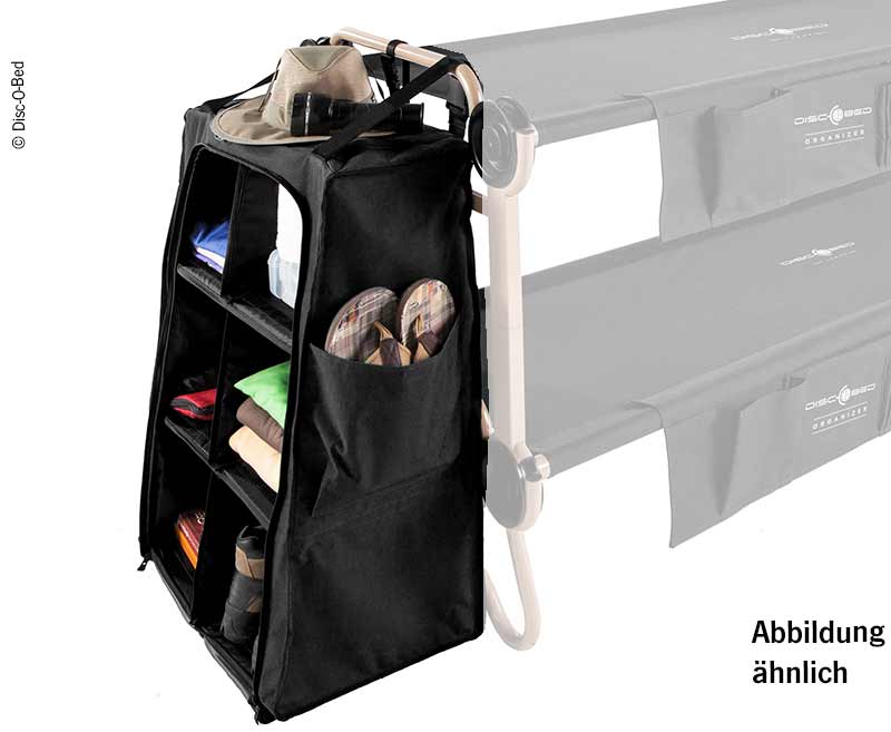 Šatníková skriňa pre detskú poschodovú posteľ Kids-O-Bunk, farba sivá