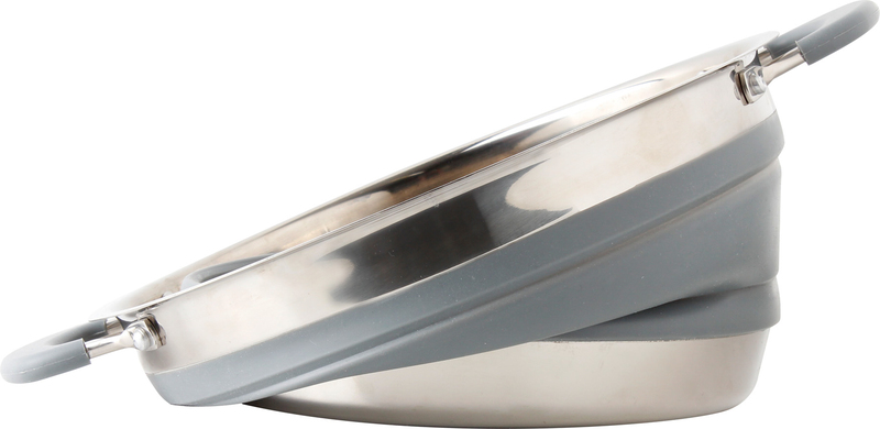 Skladací hrniec Volcano - 2,6 l - sivý</p>