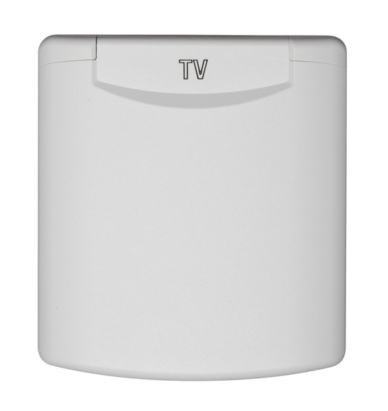 Univerzálna zásuvka pre markízy 12/230 V s magnetickou poistkou - biela</p>