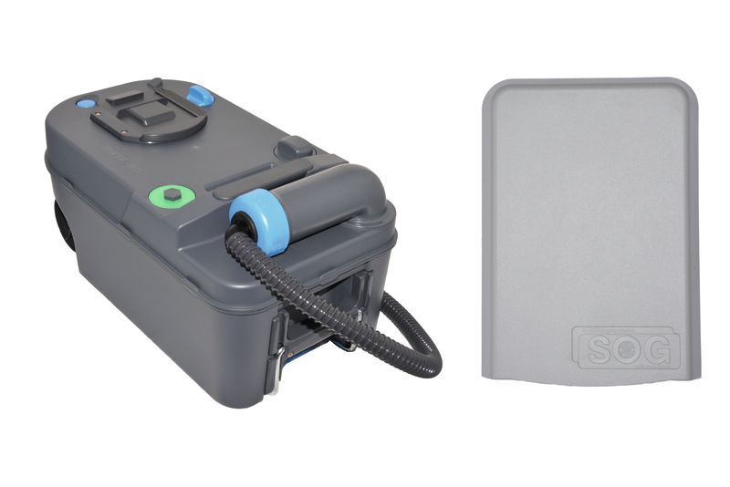 Ventilačná súprava SOG C220 pre bočný panel svetlosivá