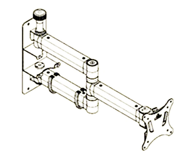 SKY 10N TV držiak 2-ramenný - 450 mm</p>