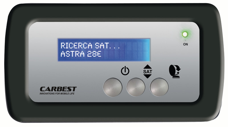 Ovládací panel Carbest Komfort „Plus“ s LCD displejom pre 15 satelitných pozícií