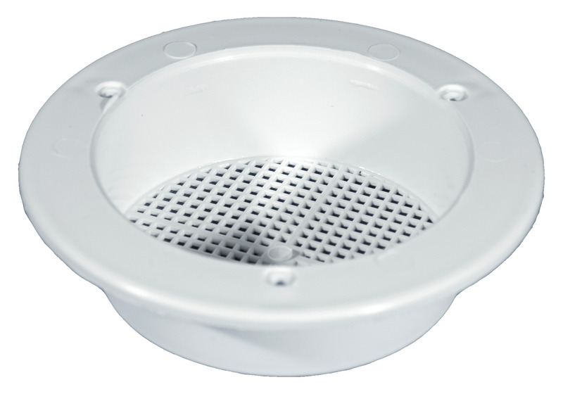 Biely ventilátor s hubovým dizajnom – priemer 180 mm