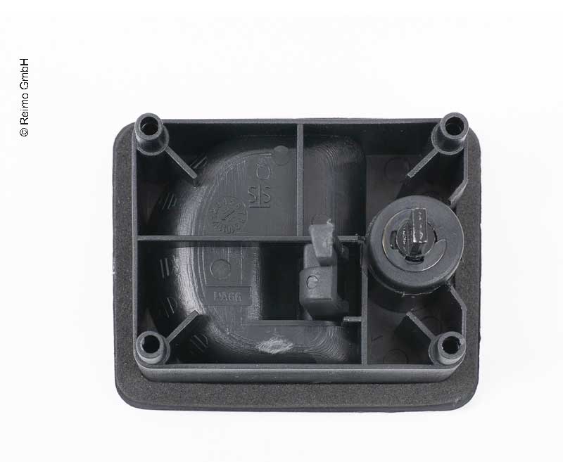 Zámková kocka STS so zapustenou rukoväťou pre zámkovú vložku Zadi - čierna</p>