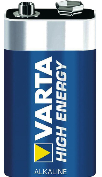 Alkalická batéria 9 V (bloková)
