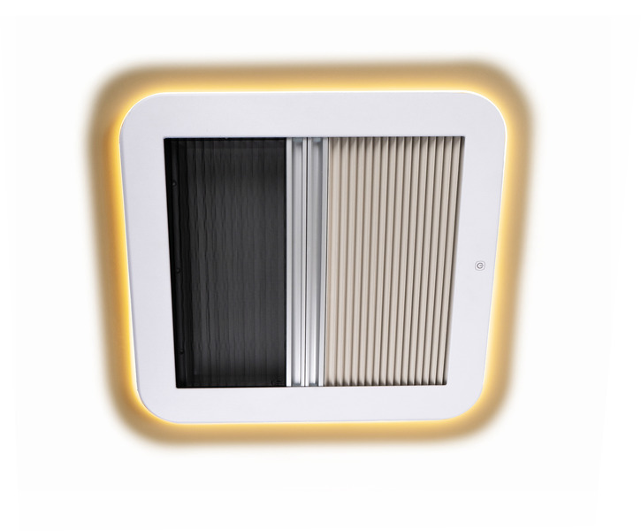 Strešná kopula s LED osvetlením 40 x 40 cm