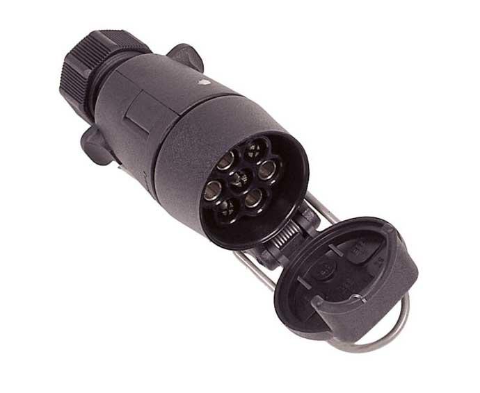 Spojovacia zásuvka 7-pinová plastová