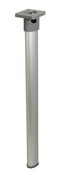 Nohy k otočnému stolu – kĺb hore – matná strieborná – 675 mm