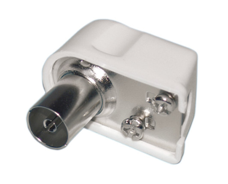 Uhlová koaxiálna zásuvka 1S.SB