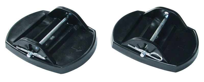 Sada podperných dosiek pre podpery kľuky - čierna - sada 4 ks</p>