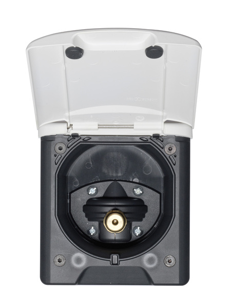 Prípojka mestskej vody magnet čierny