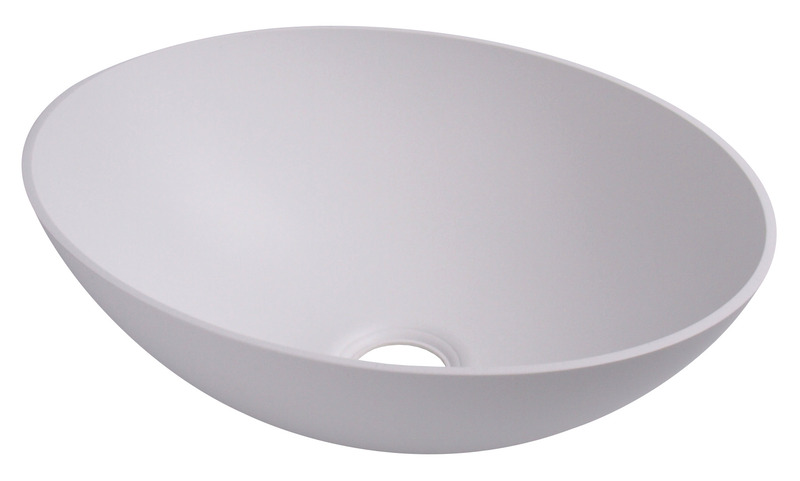 Washbasin oval white, dimension: 350x256mm H135mm