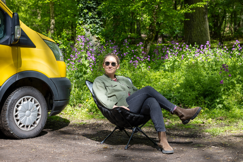 Ultraľahká nafukovacia skladacia stolička</p>