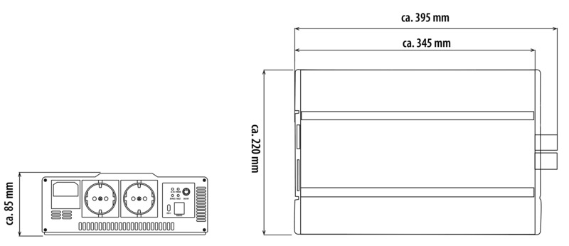 PowerWave Inverter 2000 W – sinusový menič s funkciou uprednostnenia siete najnovšej generácie