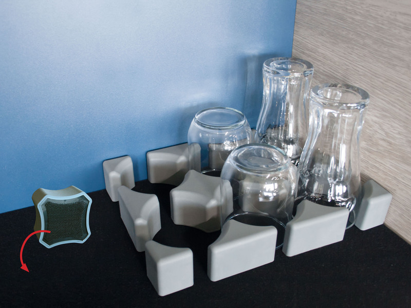 Purvario držiak na poháre/šálky nízky - sada 6 kusov</p>