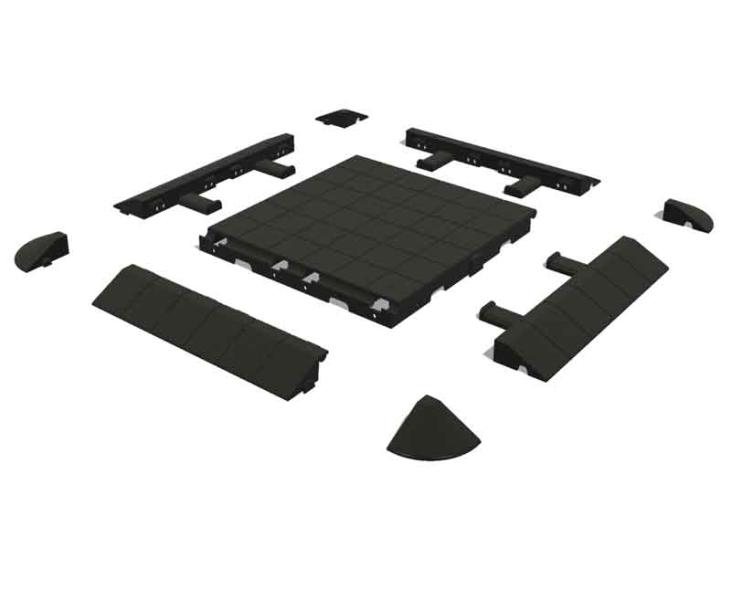 Rohový prvok podlahy Ikafloor skosený