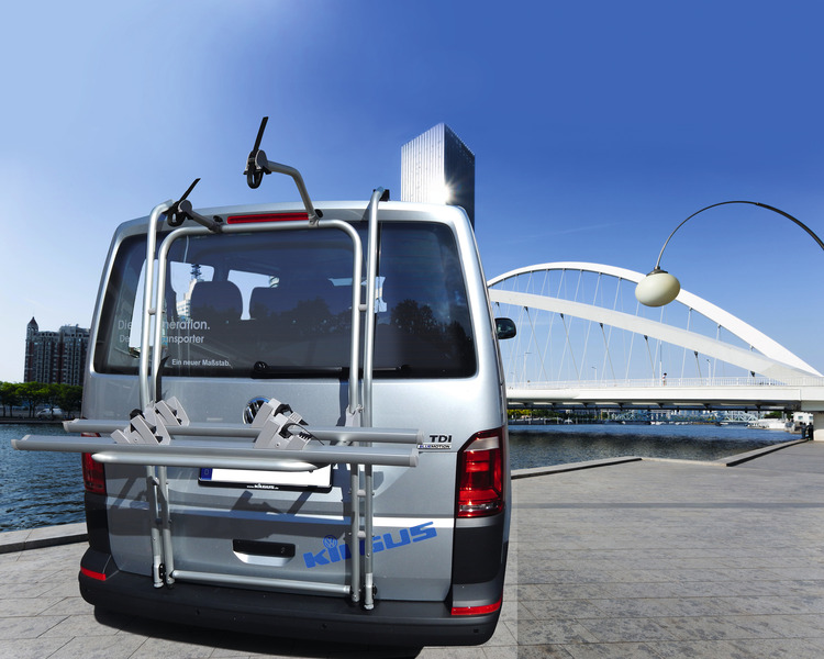 Zadný nosič Euro Carry VW T6 pre 2 kolesá, hliník