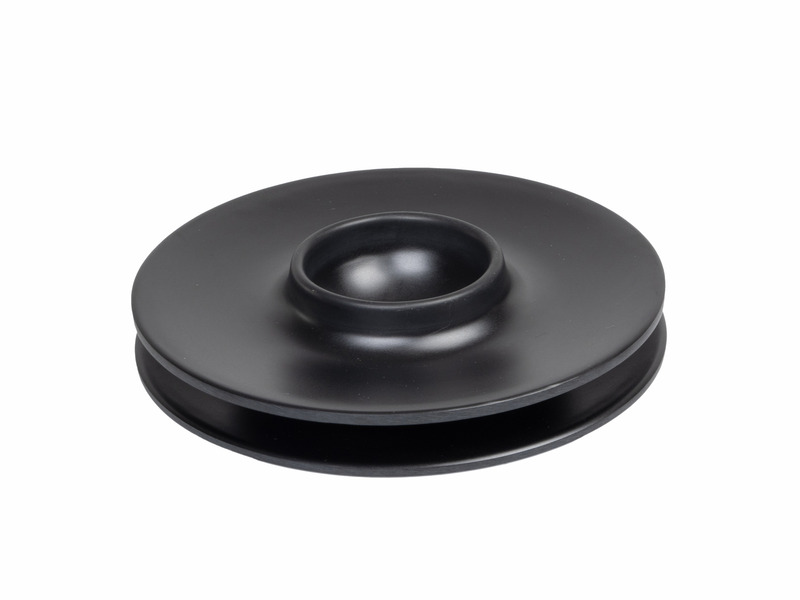 Súprava melamínových pohárov na vajíčka Lund - 4 kusy - čierna</p>