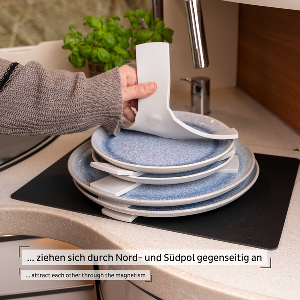 Silwy magnetický sendvičový zväzok - sivý - sada 5 kusov</p>