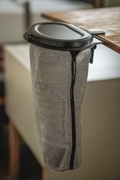 Odpadkový kôš Flextrash, 9 litrov, sivý