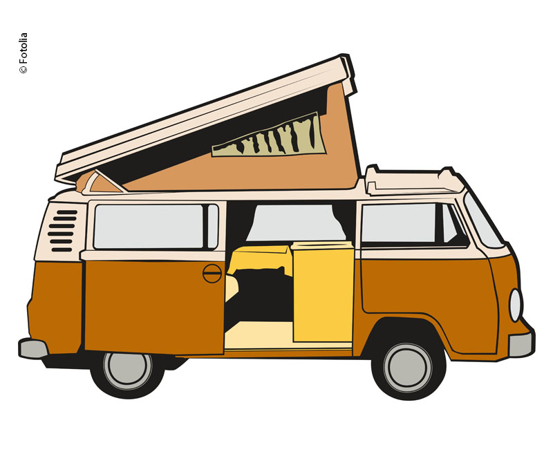 Montážny rám z dreva pre VW T2 / T3