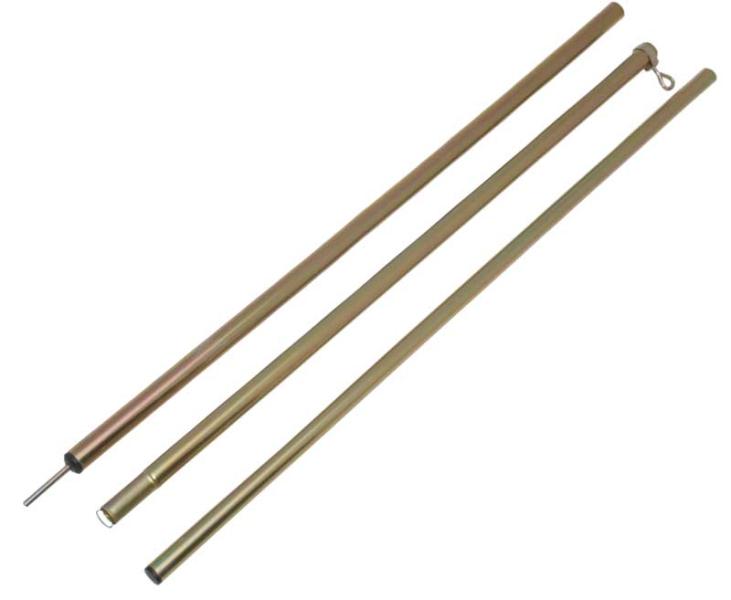 Podporný stĺp 165-250 cm 3-dielny so skrutkou