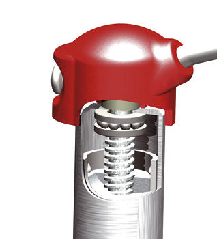 Nosné koleso 230 x 80 - Oceľové ráfiky - Gumové pneumatiky - S indikátorom nosnosti</p>