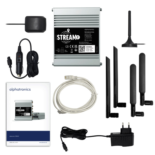 Mobilný LTE/WiFi router Alphatronics STREAM 2 pre obytné vozidlá a karavany</p>