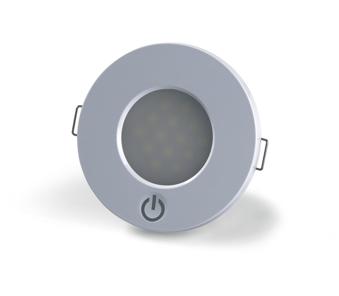 LED 12V single spot 14 LEDs, 0,5W, Ø75mm