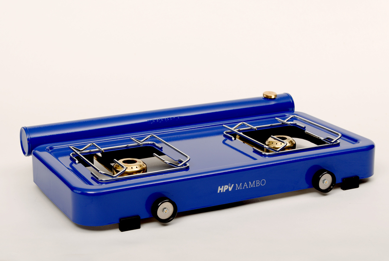 Alkoholový varič Mambo, 2-horákový, modrý, 2x1 kW