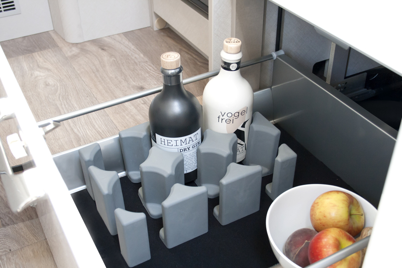 Vysoký držiak na poháre/fľaše Purvario - sada 6 kusov