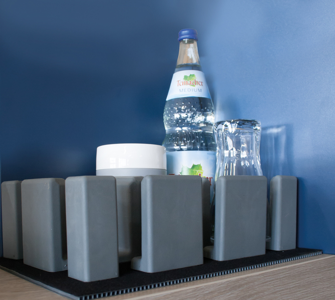 Vysoký držiak na poháre/fľaše Purvario - sada 6 kusov