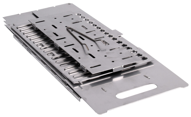 CAMP4 nerezový skladací gril 250x400x220 mm