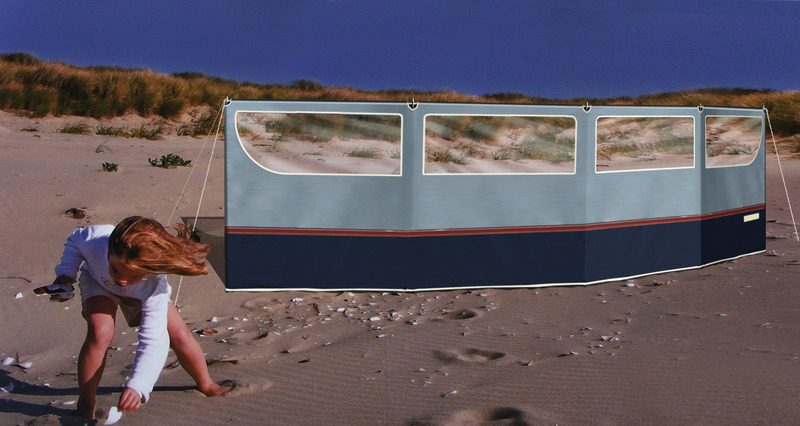 Fehmarn veterná clona Dĺžka: 4,8 m Výška: 1,20 m