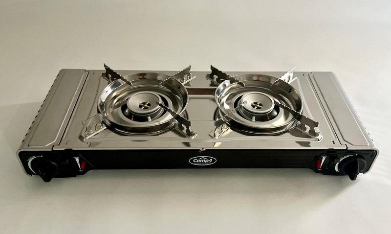 Dvojplatničkový plynový sporák Gourmet s koncovým bezpečnostným zariadením - 2-platničkový sporák</p>