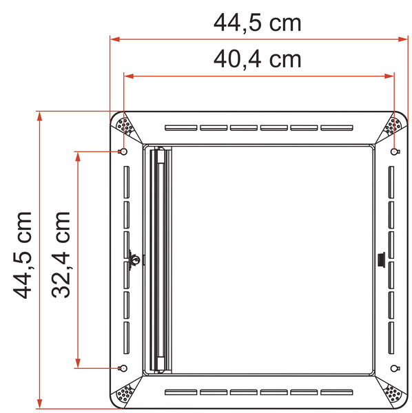 Zatemňovacia roleta pre strešné okná – Vent 40 x 40 cm – biela