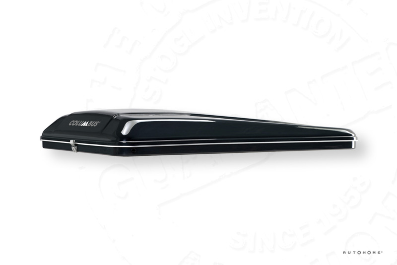 AUTOHOME Strešný stan s tvrdými škrupinami COLUMBUS VARIANT – LARGE – Black Storm