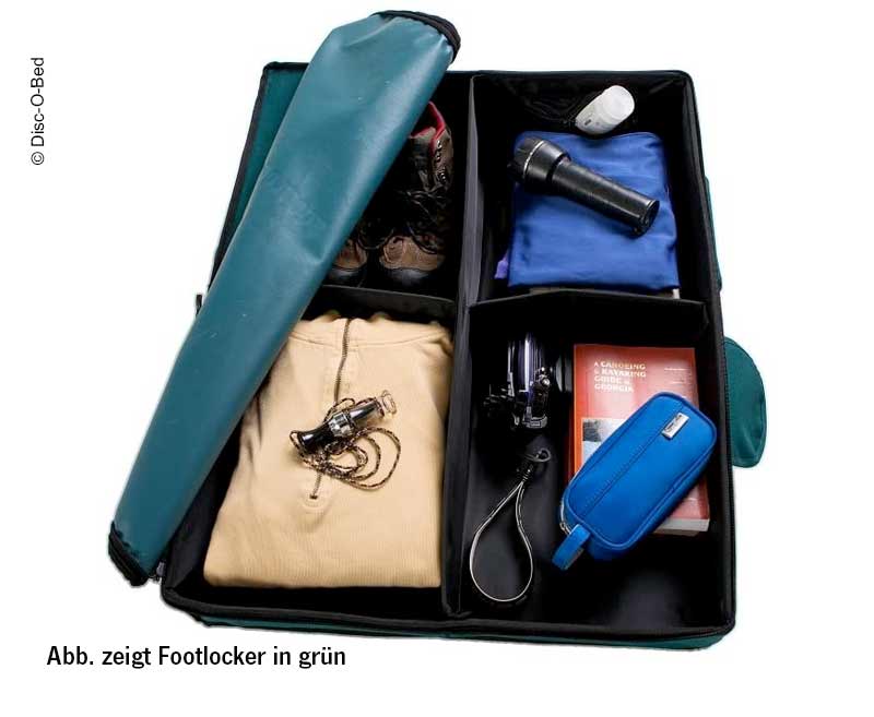 Zásuvka na nohy v čiernej farbe pre postele Disc-O-Bed L a XL, čierna